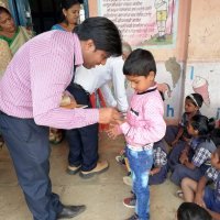 donation to Z. P. School