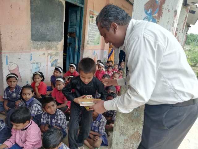 donation to Z. P. School