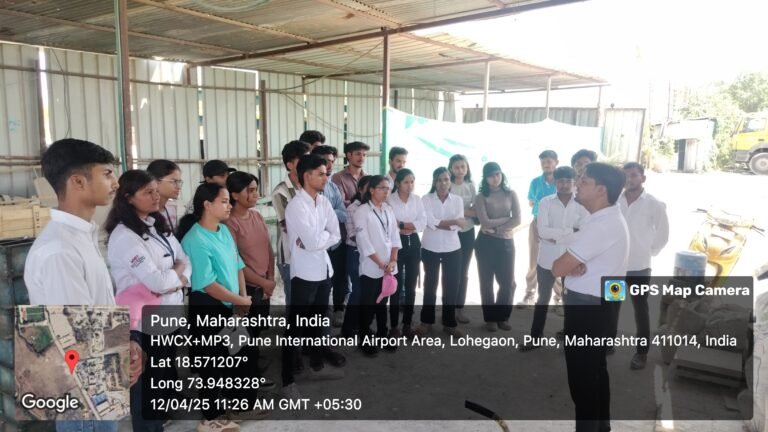 Industrial Visits of Civil Engineering from MMIT