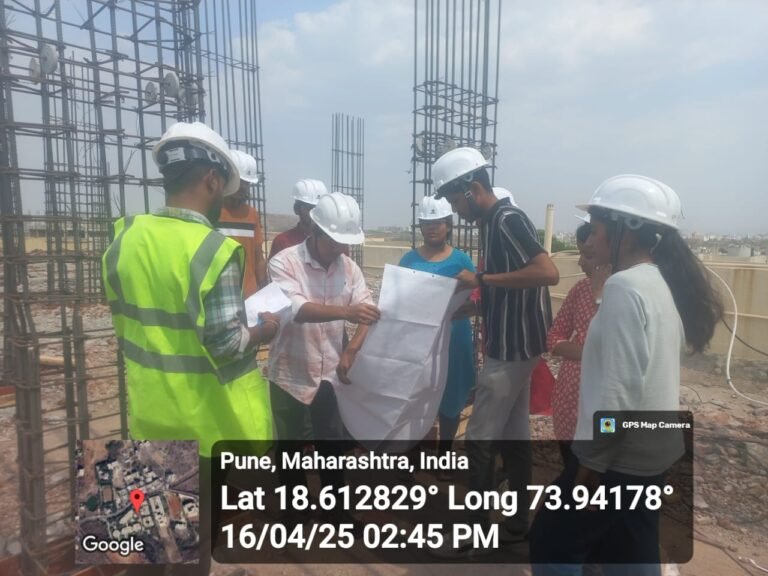 Industrial Visits of Civil Engineering from MMIT