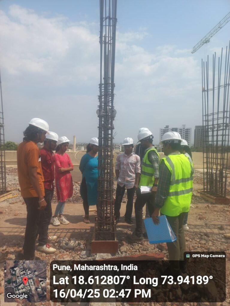 Industrial Visits of Civil Engineering from MMIT
