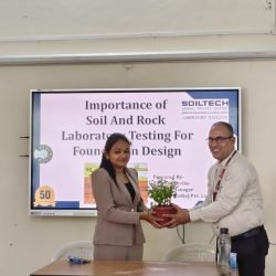 Guest lecture on Importance of soil and rock laboratory testing for foundation design